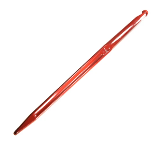 Palec ładowacza prosty z nakrętką, gwint M22x1.5, długość L-1100 mm, fi-36 mm, kolor czerwony, ładowacz czołowy typu TUR; 5193-RT1 APARTS