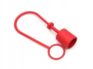 Osłona wtyczki euro czerwona 3/8"