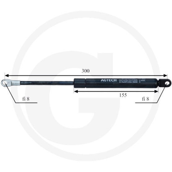 Sprężyna gazowa 600N L.max-300mm prasa Sipma Z-276 Z-279 5270157002