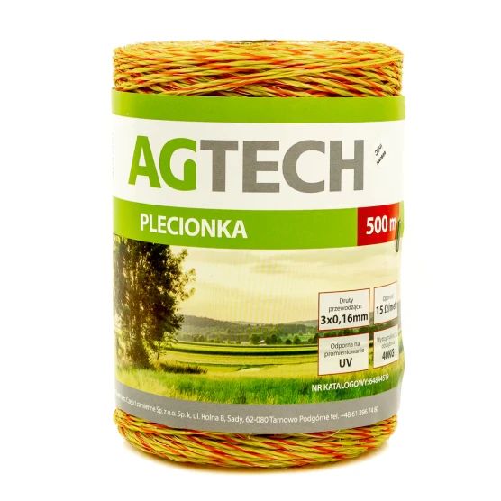 Szpula Z plecionką 500m zółto pomarańczowa 64844519