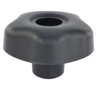 Pokrętło z nakrętką, gwint M10; 02774 APARTS