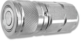 Szybkozłącze hydrauliczne gniazdo suchoodcinające DN 1/4 fi-16,30 gwint 1/4 cala