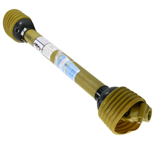 Wał przegubowo teleskopowy 335Nm 810-1347mm, krzyżak 24x61, sprzęgło na kołek X Kardan cytryna