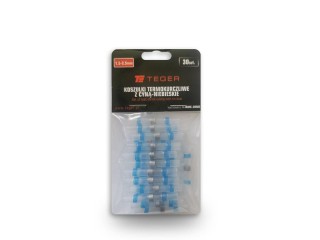 Zestaw koszulek termokurczliwych z cyną 1,5-2,5mm kolor niebieski TEGER