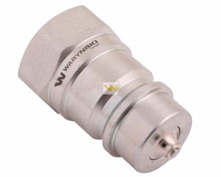 Szybkozłącze hydrauliczne wtyczka euro G1/2"BSP gwint wewnętrzny z eliminatorem ciśnienia Waryński