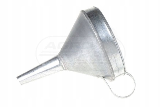 Lejek metalowy prosty duży do paliwa MOCNY