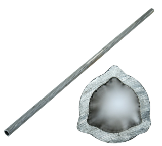Rura trójkątna wewnętrzna 26,5x3,5mm długość 111,4 cm, do wałów X Kardan o długości 1210mm
