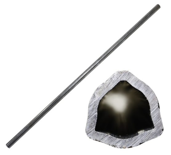 Rura trójkątna wewnętrzna 36x4,5mm długość 148,7 cm, do wałów X Kardan o długości 1610mm