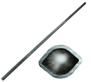 Rura cytryna zewnętrzna 30x39/3mm długość 144,4 cm, do wałów X Kardan o długości 1610mm