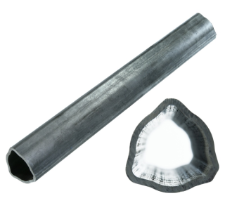 Rura trójkątna zewnętrzna / wewnętrzna 54x4mm, długość 44,4cm, do wałów X Kardan o długości 610mm