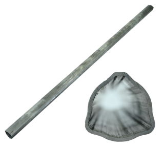 Rura trójkątna zewnętrzna 52x3mm długość 149,9 cm, do wałów X Kardan o długości 1610mm