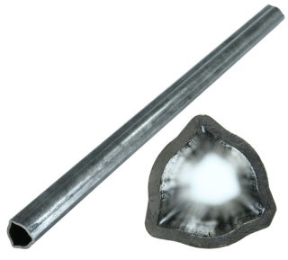 Rura trójkątna wewnętrzna 45x4mm długość 87,4cm, do wałów X Kardan o długości 1010mm