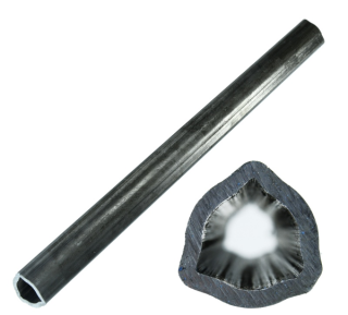 Rura trójkątna wewnętrzna 36x4,5mm długość 48,7cm, do wałów X Kardan o długości 610mm