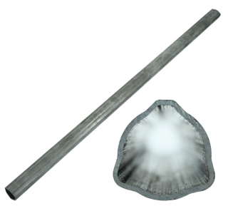 Rura trójkątna zewnętrzna 52x3mm długość 125,9 cm, do wałów X Kardan o długości 1410mm