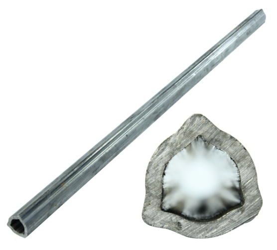 Rura trójkątna wewnętrzna 29x3,5mm długość 89,7cm, do wałów X Kardan o długości 1010mm