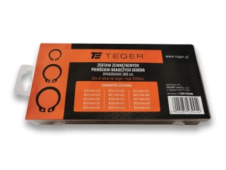 Zestaw zewnętrznych pierścieni segera TEGER 300 SZT