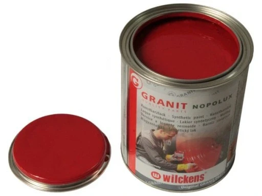 Farba Lakier czerwona Massey Ferguson starsza wejrsja do 1986r. 1 litr Granit Nopolux 27012244