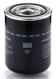 Filtr oleju hydrauliczny Mann WD1374