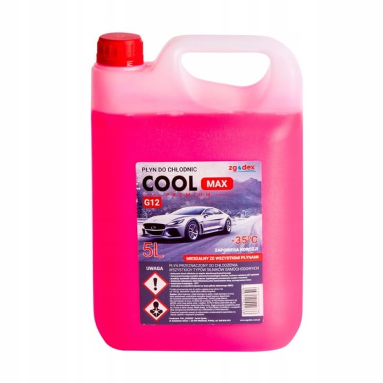 Płyn do chłodnic 5 litrów G12 różowy Coolmax