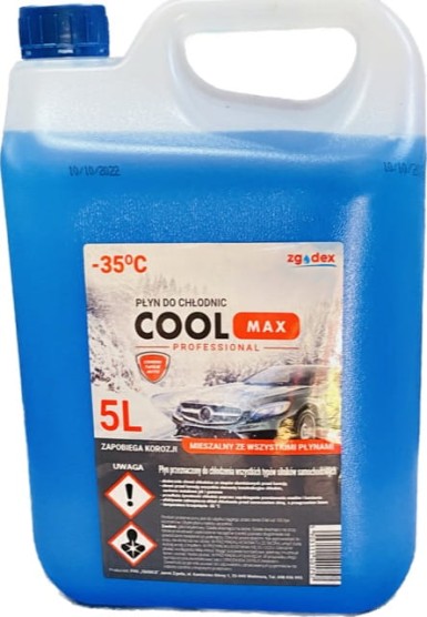 Płyn do chłodnic 5 litrów G11 niebieski Coolmax