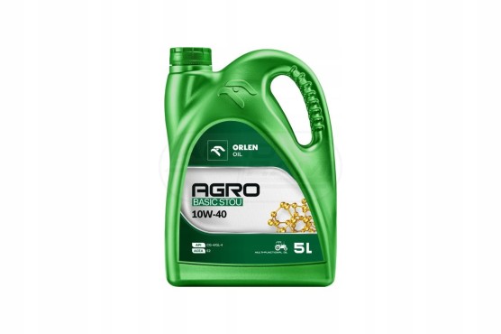 Olej hydrauliczno przekładniowy 10W40 agro basic stou 10W/40 5L Orlen