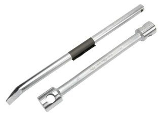 Klucz do kół 395 mm długości rozmiar 27x32 mm z łyżką Waryński