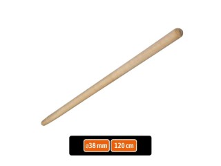 Trzonek drewniany do wideł 38x1200mm Teger