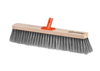 Szczotka do prac porządkowych PREMIUM - ulicówka 55x400 mm - druciana (mocowanie Click) TEGER