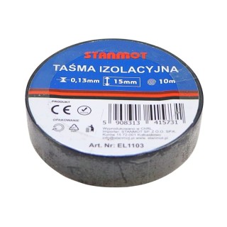 Taśma izolacyjna 15mm/10m czarna