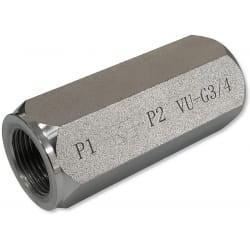 Zawór hydrauliczny zwrotny liniowy nrv 1/2" przepływ 70l
