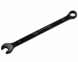 Klucz płasko-oczkowy 8 mm. CrV standard ASME B107-2010 Waryński