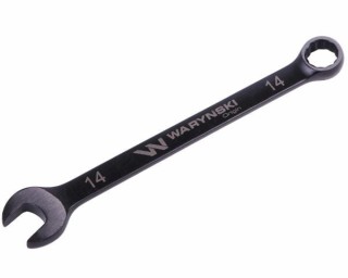 Klucz płasko-oczkowy 14 mm. CrV standard ASME B107-2010 Waryński