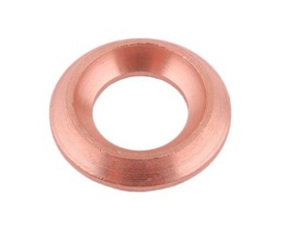 Uszczelka manometryczna do przyłącza gwintami G1/4" i M12x1.5 (CU wyżarzone) POLMO