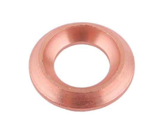 Uszczelka manometryczna do przyłącza gwintami G1/4" i M12x1.5 (CU wyżarzone) POLMO