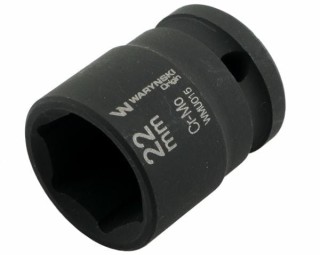 Nasadka udarowa sześciokątna 1/2". 22 mm. CrMo. DIN 3129. Waryński