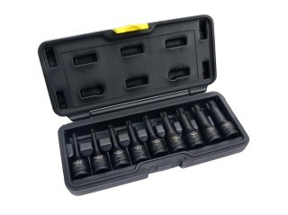 Zestaw nasadek udarowych 1/2 typu STAR TORX 9 el. ze stali CrMo Waryński