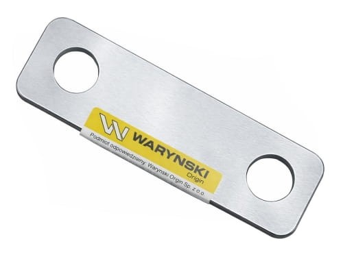 Płytka, dwuotworowa Jarzma M10 30, Waryński