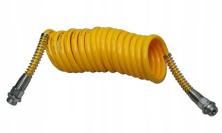 Przewód spiralny powietrza M22x1,5 4,5m zółty