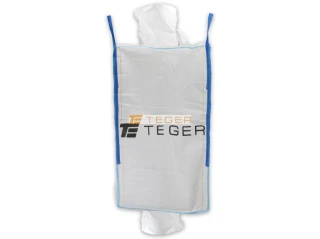 Worek big bag 1000kg. 90 x 90 x 160. 4 uchwyty. lej zasypowy/Lej spustowy /TEGER