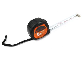 Miara stalowa rozwijana kompaktowa 8m 27mm grubość taśmy 0,16mm Teger T-AM-008