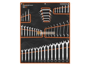 Zestaw kluczy płasko-oczkowych 47 szt / TEGER T-W-NWZKPO47