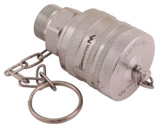 Szybkozłącze hydrauliczne wtyczka polska M22x1.5 z osłoną aluminiową Waryński