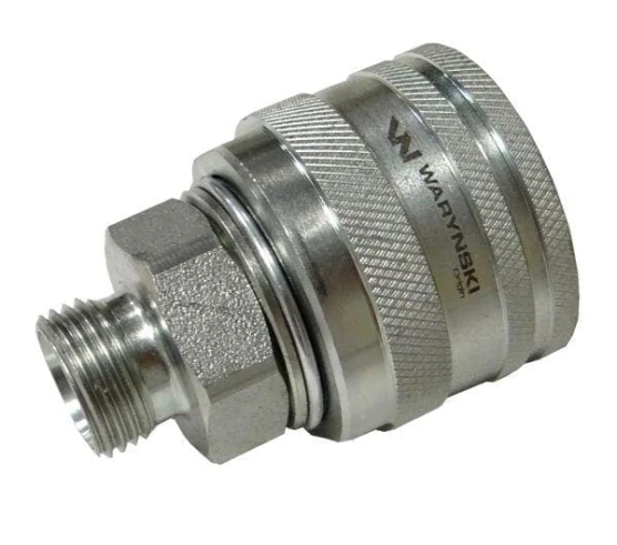 Szybkozłącze hydrauliczne wtyczka polska M18x1,5 Waryński