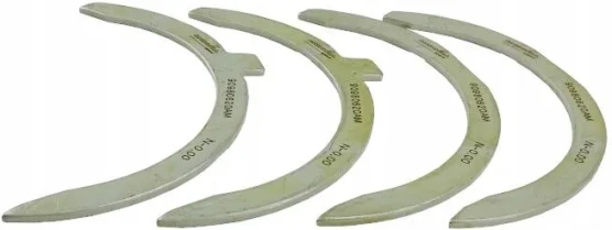 Komplet półpierścieni oporowych wału MF-4 N000 Andoria 90980620AM 90980620