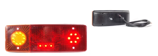 Lampa zespolona diodowa tylna, lewa, kierunkowskaz, pozycja, stop, podświetlenie tablicy, WE549DL, 12V / 24V, C-360, przyczepa 50657185, 479 waś