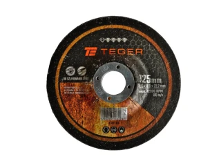 Tarcza do metalu 125X8,0 korundowa do szlifowania TEGER