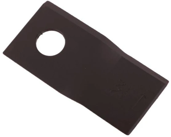 Nóż. nożyk kosiarka lewy 100x48x3mm otwór 19 zastosowanie 570419 Niemeyer WARYŃSKI