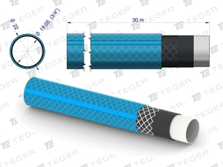 Wąż ogrodowy 3/4 cala 30 m "STANDARD PLUS" TEGER