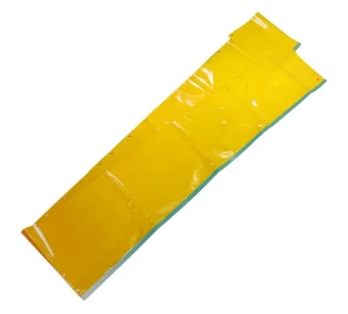 Fartuch boczny, 53x525 cm, do osłony metalowej, żółty, pasuje do: Kosiarka rotacyjna 1,85 metra; gramatura 620gsm/m2 503603018/019 plandMAX