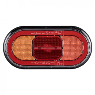 Lampa tylna led TL mała owalna 4-fun. 12/24V L1891 uniwersalna